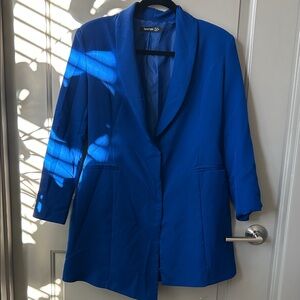 Royal Blue Women's Blazer Dress
